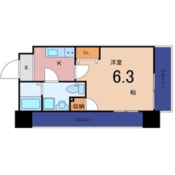 ドゥエリング千林の物件間取画像